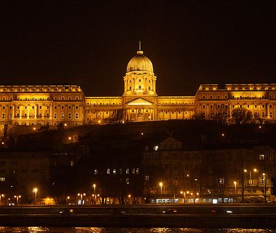 Budapest Buda Castle in Winter 2019 2020