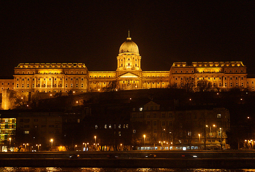 Budapest Buda Castle in Winter 2019 2020