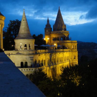 Budapest Fishermans Bastion Night 2019 2020