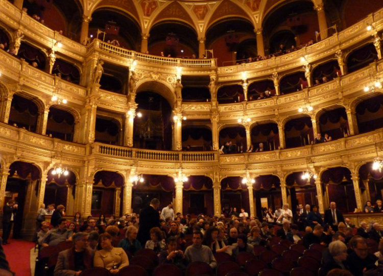 Opera House Budapest in Winter 2019 2020