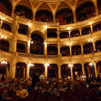 Opera House Budapest in Winter 2019 2020