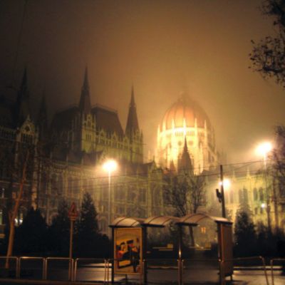 Hungarian Parliament Budapest New Year 2019 2020