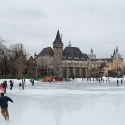 Vajdahunyad Castle and Ice Rink Budapest 2019 2020