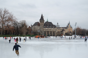 Vajdahunyad Castle and Ice Rink Budapest New Year