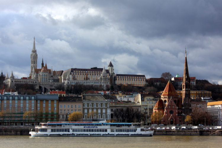 Budapest Winter Buda Castle Hill 2019 2020