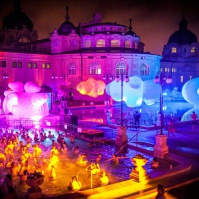 Almost New Year Party in Szechenyi Bath Budapest 2019 2020