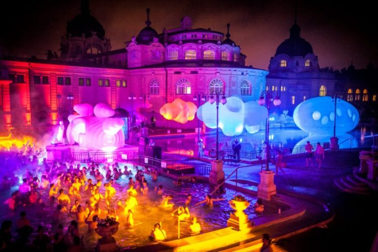 Almost New Year Party in Szechenyi Bath Budapest 2019 2020