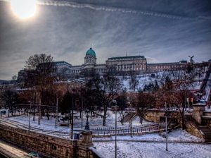 Buda Castle in Winter - photo by Neil Howard